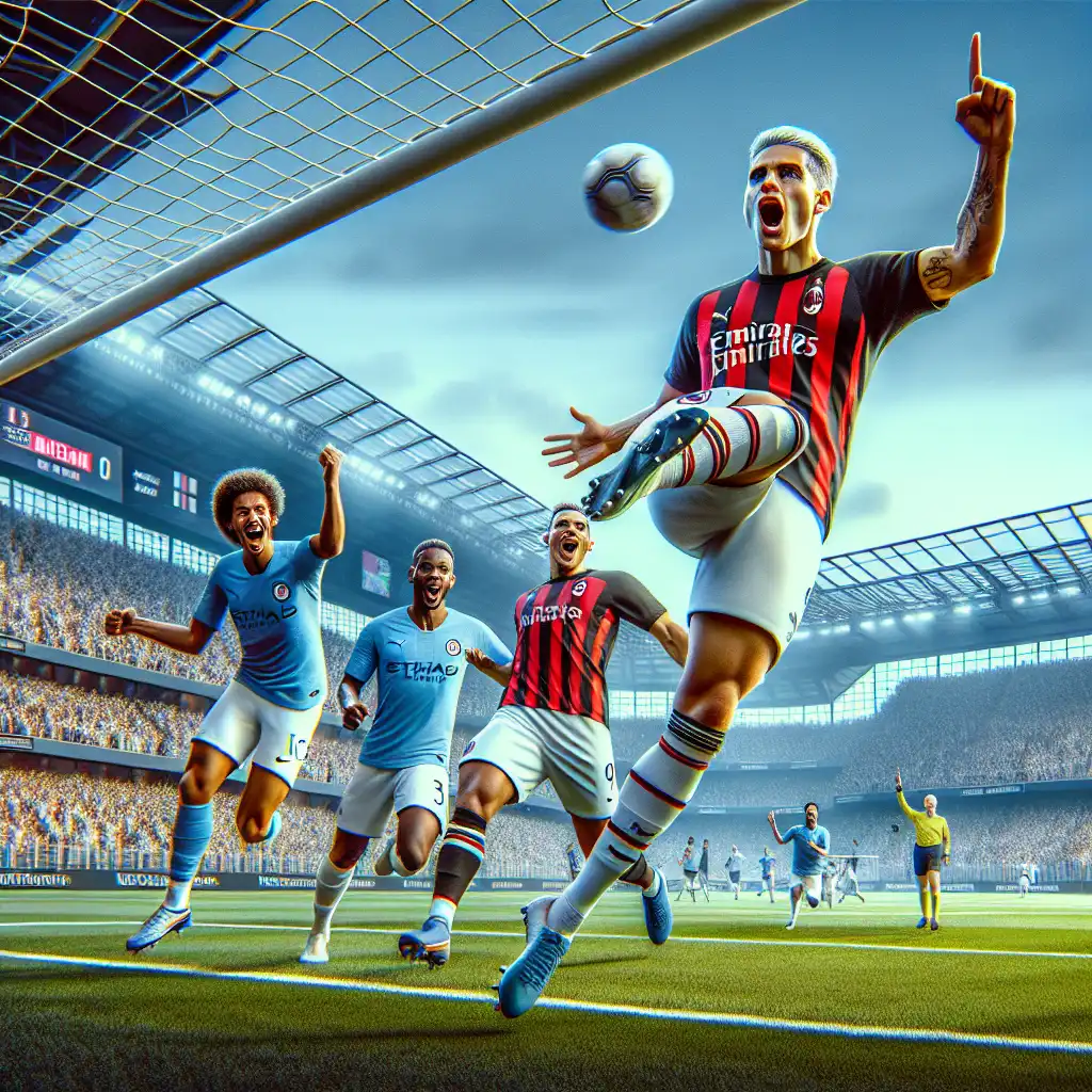 AC Milan Kalahkan Manchester City 3-2: Colombo Cetak Brace