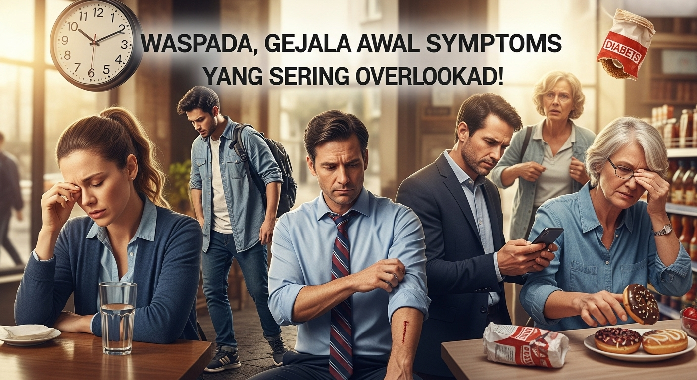 Waspada, Gejala Awal Diabetes yang Sering Diabaikan!