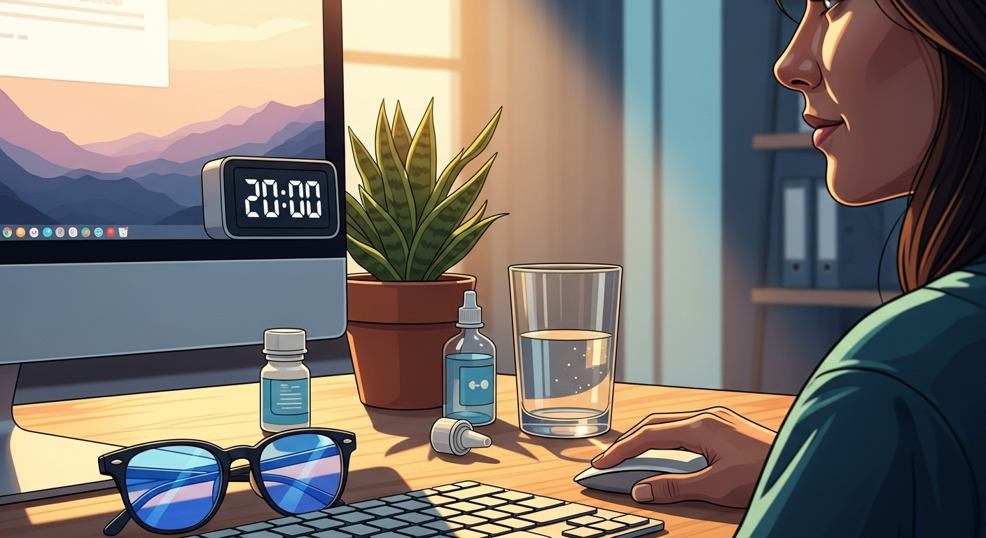 Cara Efektif Jaga Kesehatan Mata di Depan Komputer