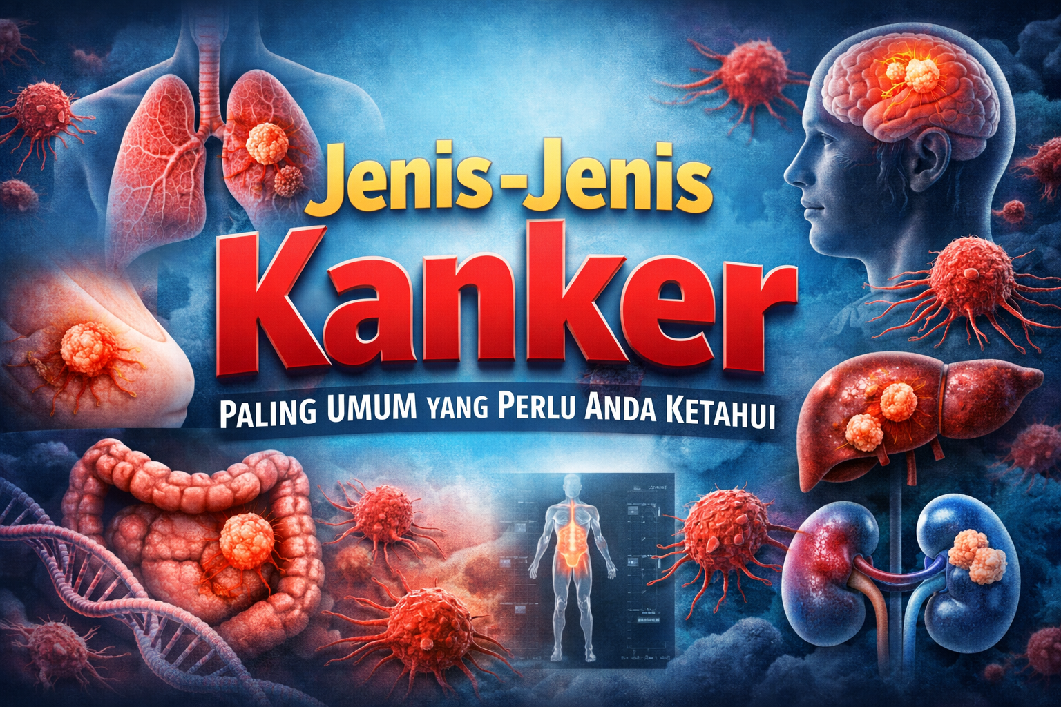 Jenis-Jenis Kanker Paling Umum yang Perlu Anda Ketahui