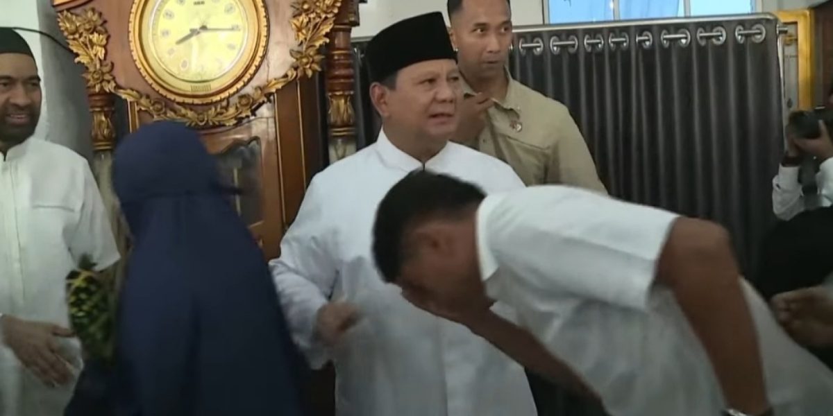 23360 prabowo halalbihalal dengan warga aceh tamiang
