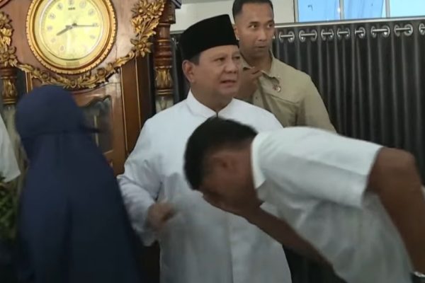 23360 prabowo halalbihalal dengan warga aceh tamiang