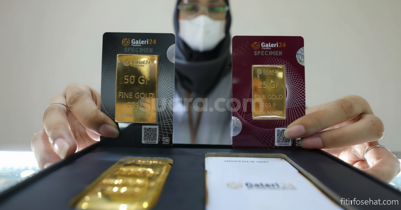 Harga Emas Pegadaian Turun Saat Lebaran, UBS dan Galeri 24 Anjlok!
