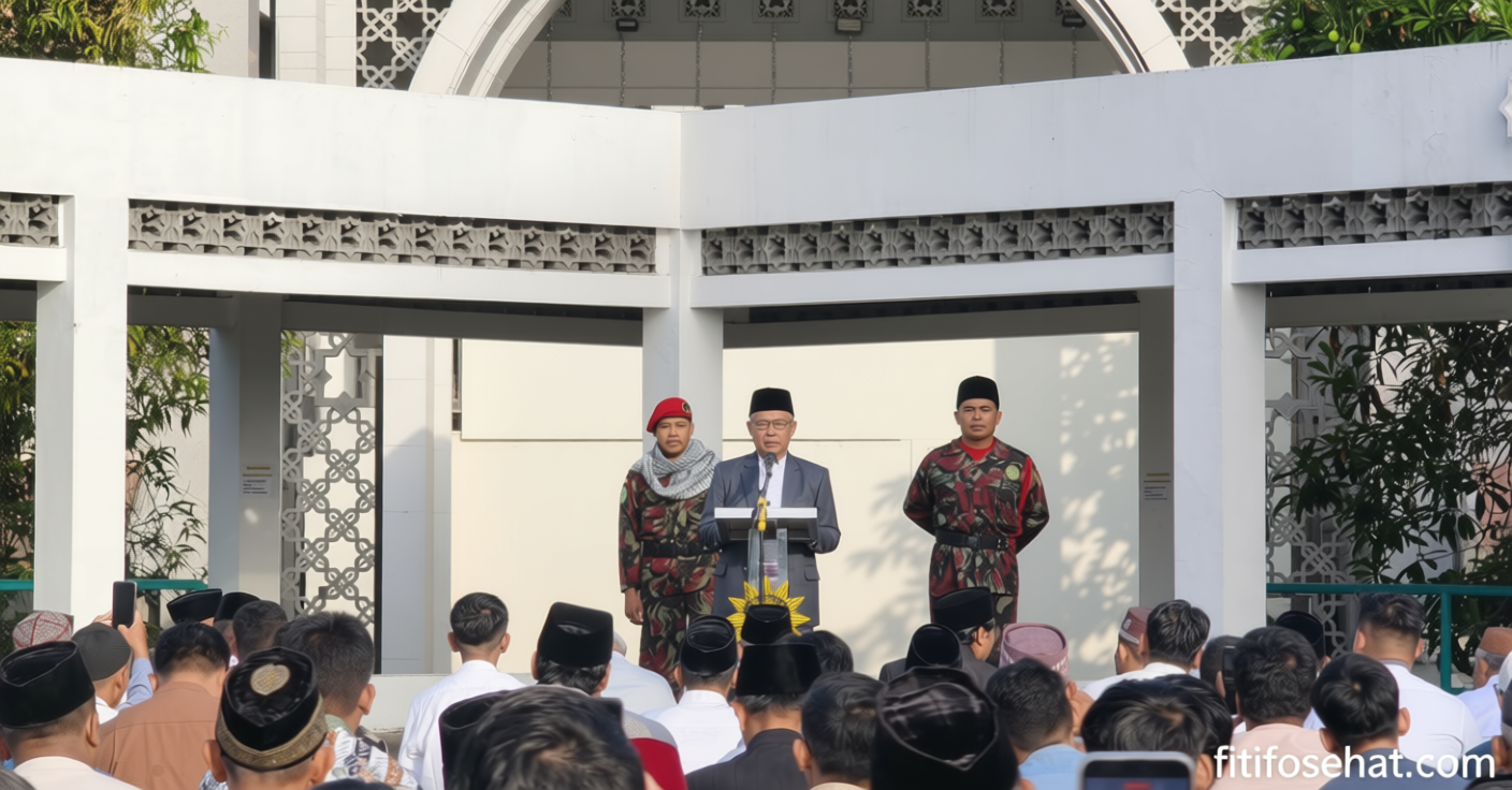 Khotbah Idulfitri Haedar Nashir: Peradaban Modern di Ambang Kehancuran Akibat Ulah ‘Predator’ Dunia