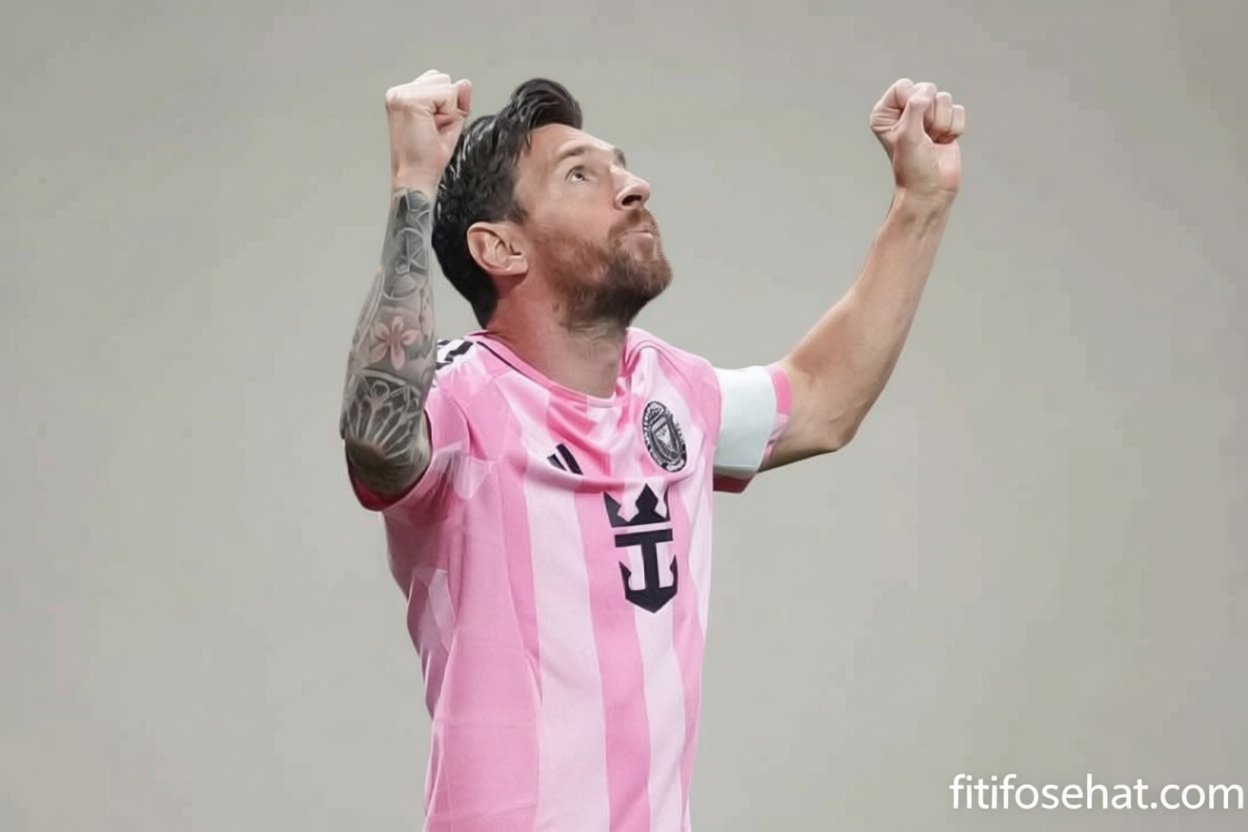 Lionel Messi lampaui rekor gol tendangan bebas Pele