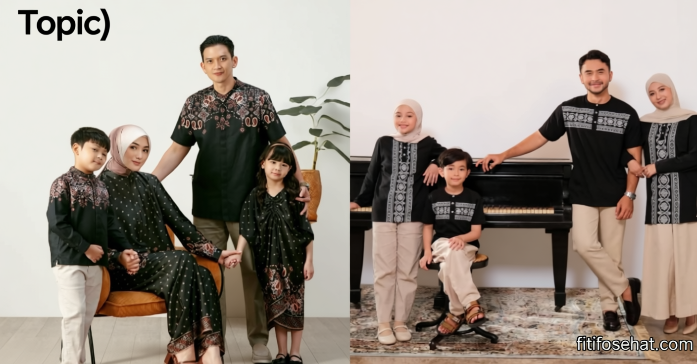 Momen Bersejarah: 5 Rekomendasi Baju Lebaran Hitam yang Elegan, Cocok Dipakai Seragam Keluarga
