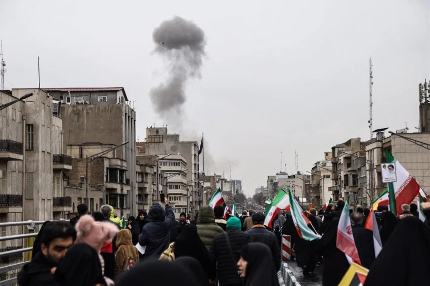 serangan udara israel gempur warga iran saat pawai hari alquds ahq