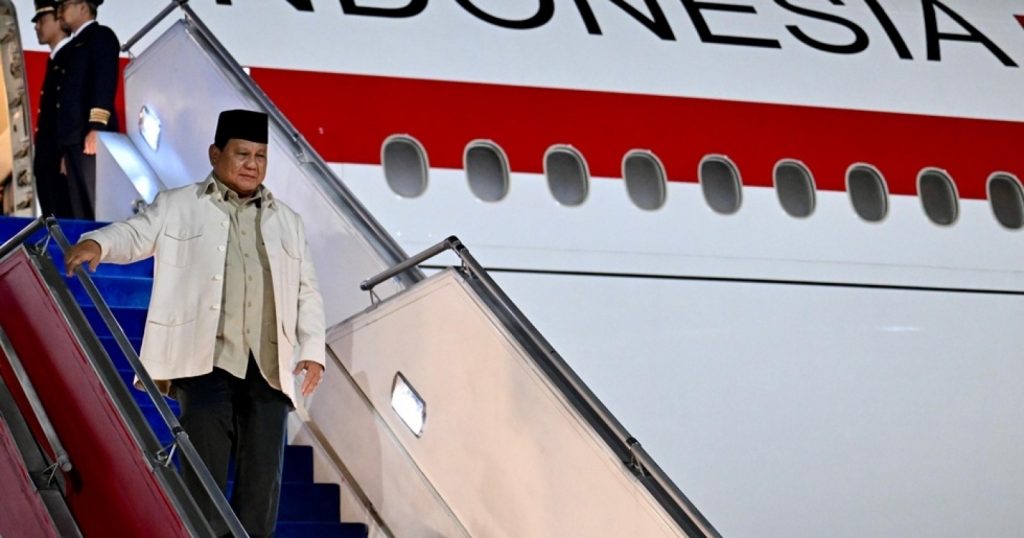 39713 presiden prabowo subianto usai merampungkan kunjungan ke jepang dan republik korea