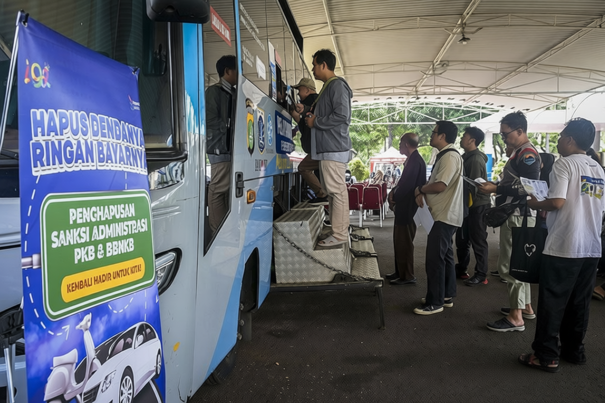 Layanan Samsat Keliling tersedia di 14 wilayah Jadetabek pada Kamis