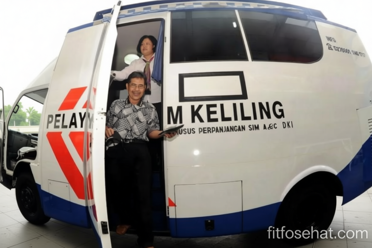 Senin – layanan SIM keliling tersedia di lima lokasi Jakarta