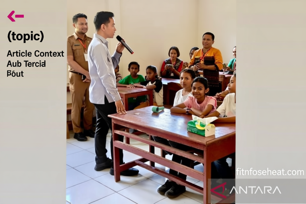 Yang Dibahas: Wapres janji cari solusi sejahterakan guru honorer di SD Kaniti Kupang