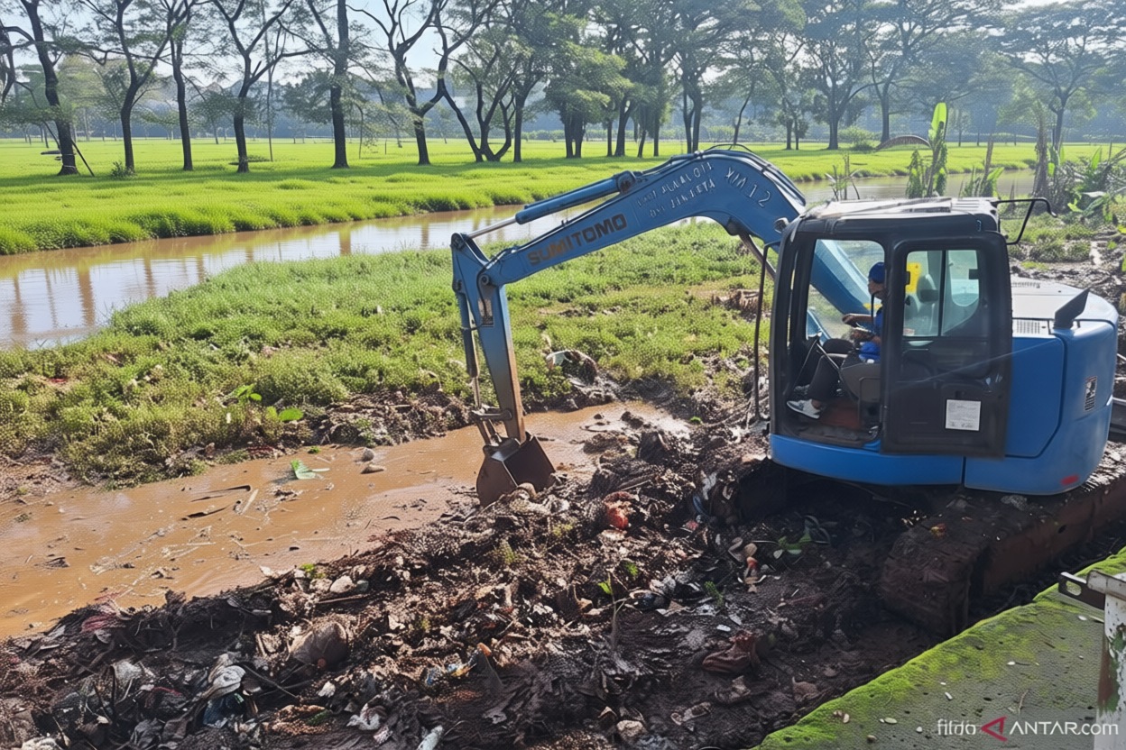 Pemkot Jaksel keruk Kali Pesanggrahan lewat kerja bakti skala besar