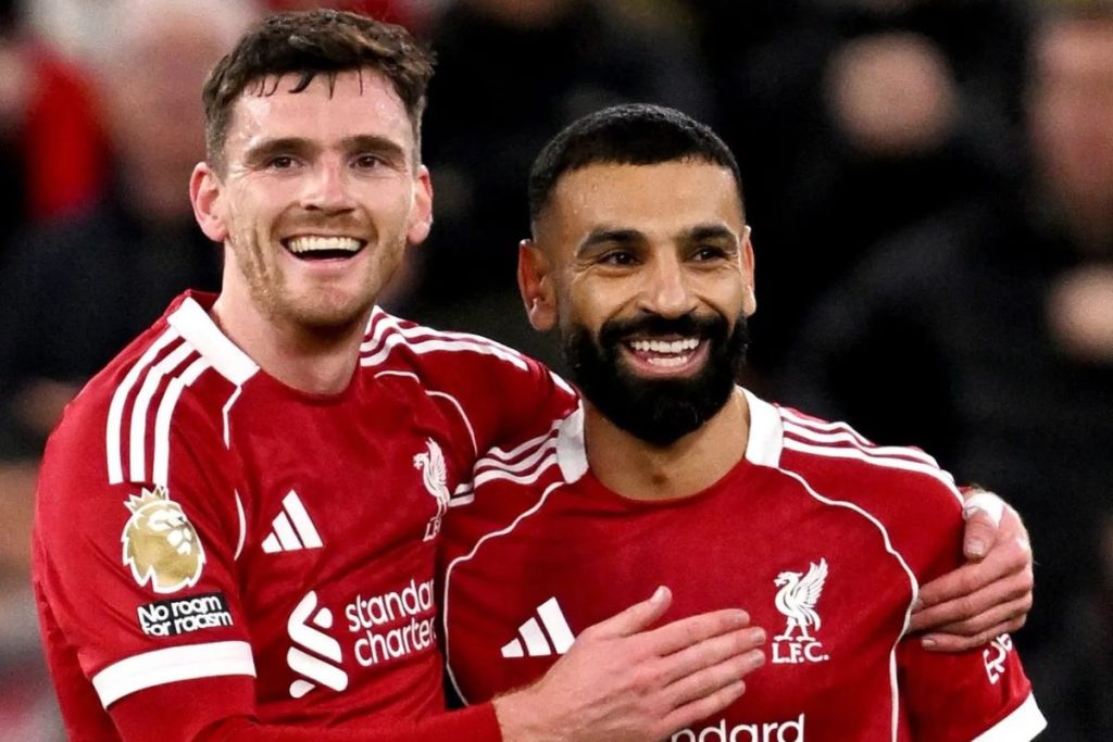 An image of Robertson and Salah