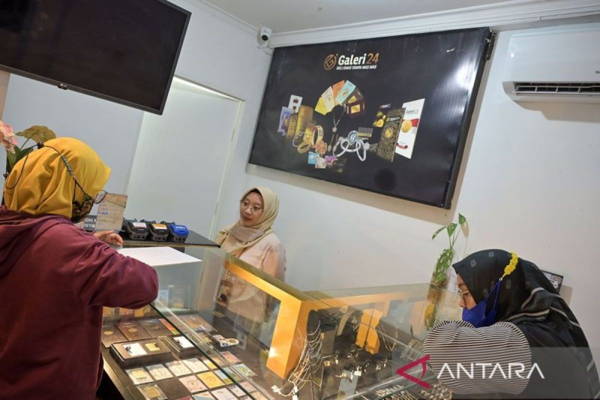 Tiga jenama emas di Pegadaian pada Minggu pagi ini kompak naik