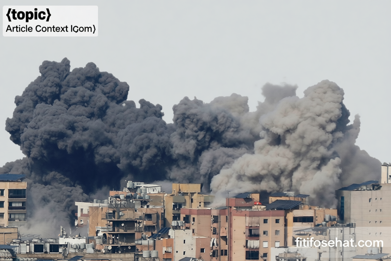 Diumumkan: Serangan udara Israel di pinggiran Beirut tewaskan empat orang