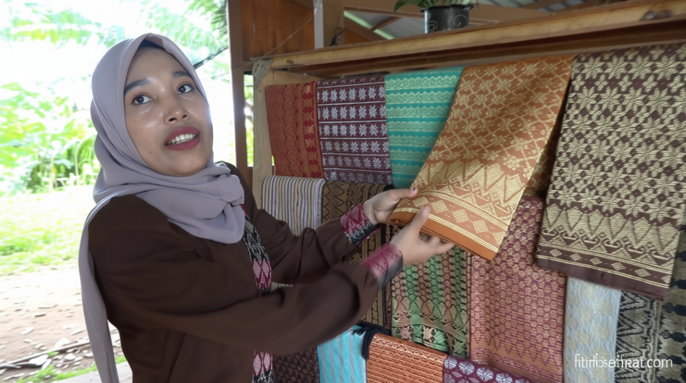 Tenun Songket Aceh warisan budaya yang dilirik pasar nasional