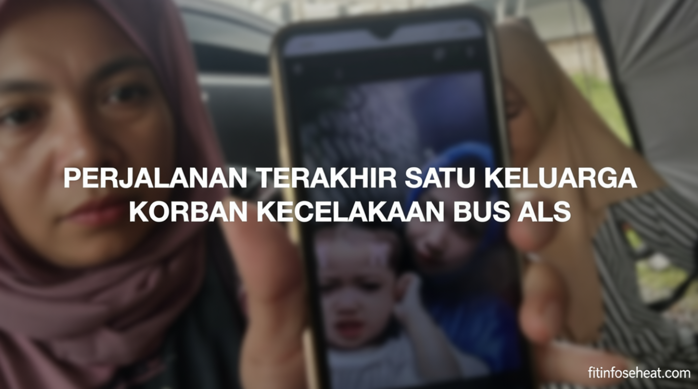 Perjalanan terakhir satu keluarga korban kecelakaan bus ALS
