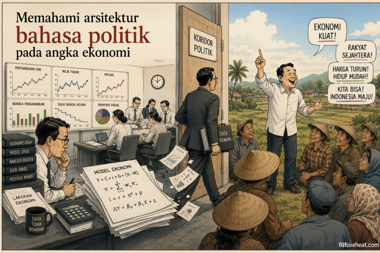 Topics Covered: Memahami arsitektur bahasa politik pada angka ekonomi