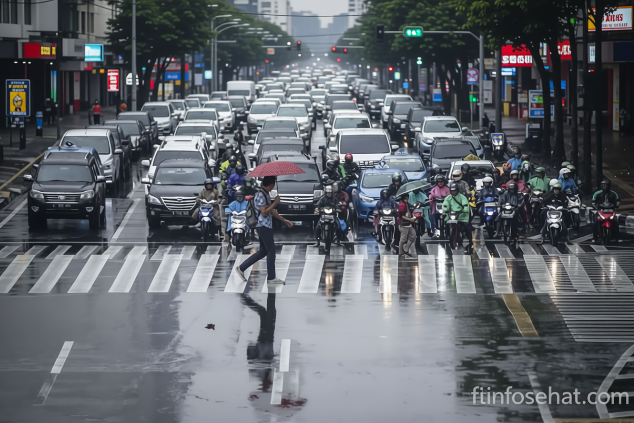 BMKG prakirakan Jakarta diselimuti awan tebal pada Minggu pagi