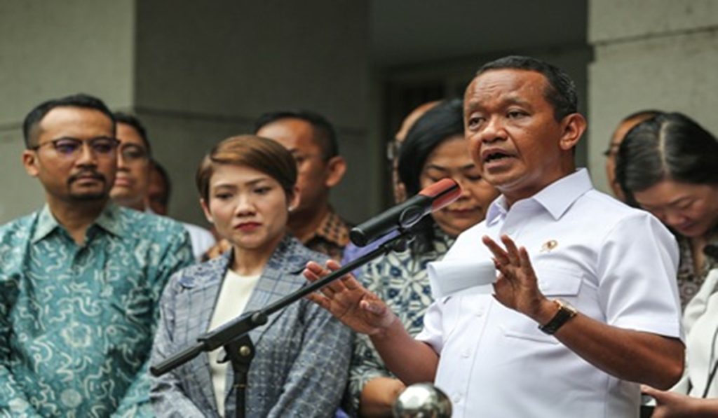 Konferensi pers Menteri ESDM soal impor BBM nonsubsidi